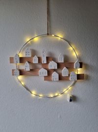 Lichterring mit St&auml;dtchen 17,-